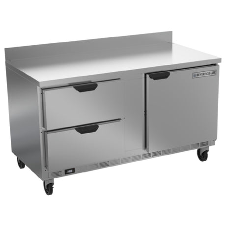 Beverage Air WTFD60AHC-2 Worktop Freezer Two-section 60"W