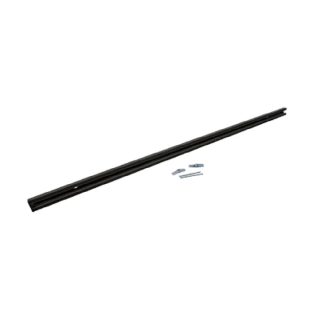 Hatco DL-TRACK-12B Three 4' Track Mount Bars With Two Couplers Black