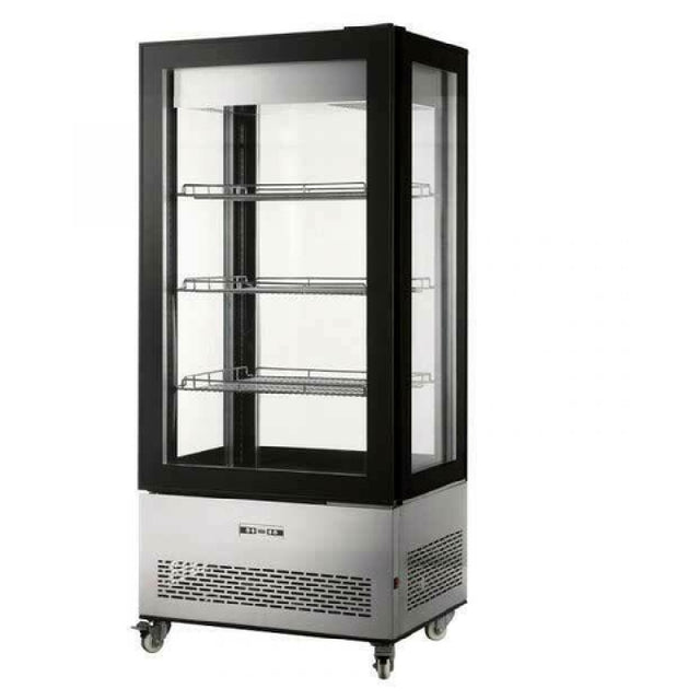 Omcan 44474 (RS-CN-0550) Refrigerated Display Case Floor Model 33.46"W X 25.6"D X 75"H