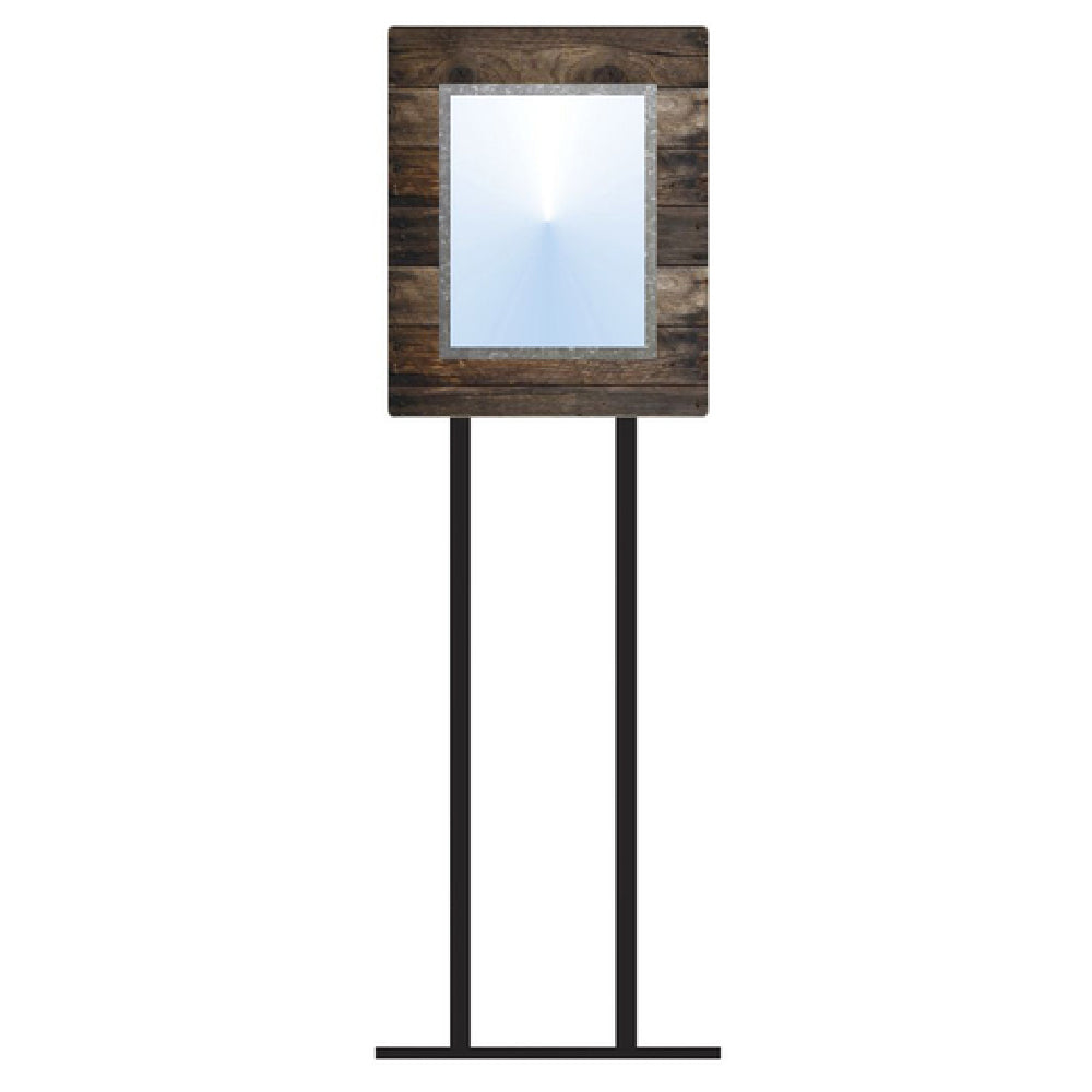 Hubert 26740 - Menu Board, 1-pocket, Floor Stand