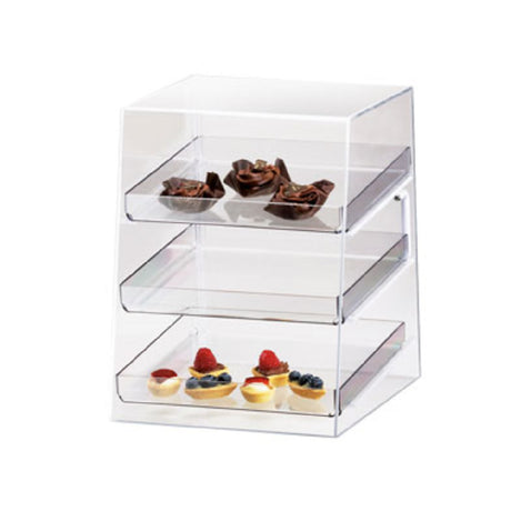 Cal Mil P257 Classic Display Case 10"W X 15"D X 13-1/2"H 3-tier