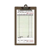 Menu Solutions CLIPCHECK-AL Check Presenter Clip Board 5" X 9" Aluminum