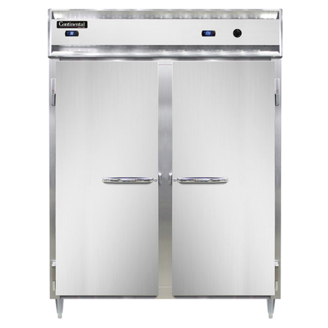 Continental Refrigerator DL2RWE-SS Designer Line Refrigerator/Heated Cabinet Reach-in