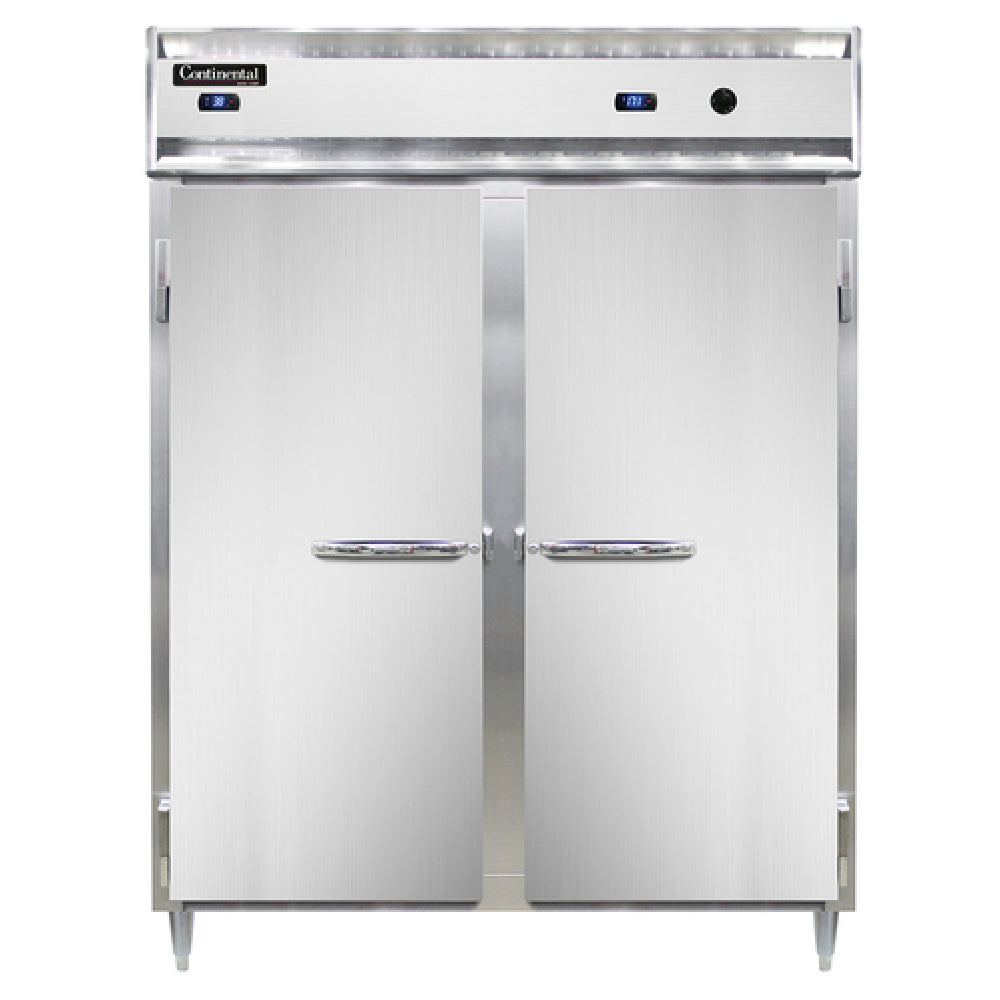 Continental Refrigerator DL2RWE-SA Designer Line Refrigerator/Heated Cabinet Reach-in