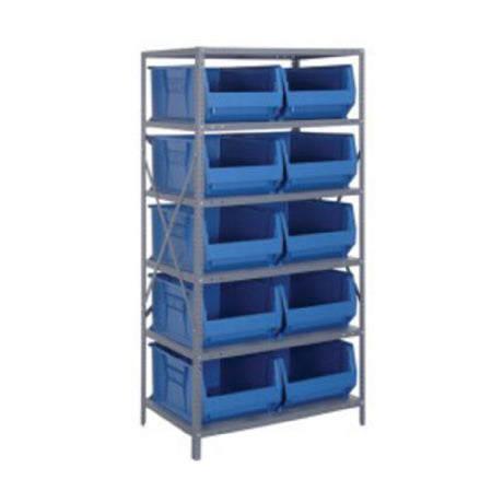 Quantum 2475-954_YELLOW - Shelving Unit, 24"D X 36"L X 75"H, Heavy Duty