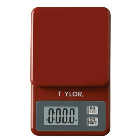 Taylor 3817R Portion Control Scale Compact Digital Kitchen 11 Lb X .1 Oz.