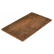 Bauscher Hepp TRW9914 - Rustic Wood Collection Platter, GN 1/4 Size, 10-1/2"L X 6-1/2"W X 1/2"H