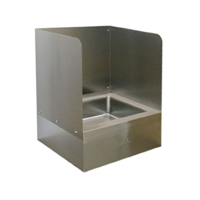 Advance Tabco K-288L Left Side & Back Wall Splash For 9-OP-20 & 9-OP-40DF Mop Sink (field Installed By Others)