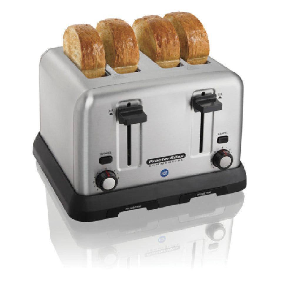 Hamilton Beach 24855 Proctor-Silex® Pop-Up Toaster (4) Extra Wide Slots Toast Boost