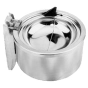 Franklin Machine Products 141-1121 Ash Tray 4-1/4" Dia. Wall Mount With Hinged Bracket