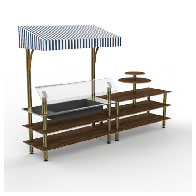 Steelite MGCMLE04WBWF Display Station Mixed Materials (minimum = Case Quantity 1 Per Case) (repack Item)