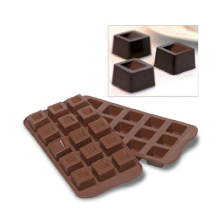 Louis Tellier SCG02 Silikomart Chocolate Mold Cubo Square