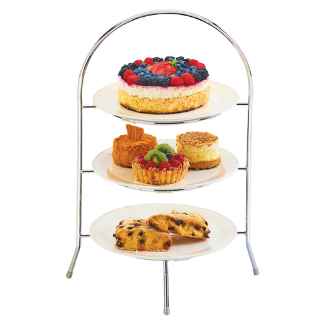 Cal Mil 977-10-49 Tiered Display/Server 11-3/4"W X 11-3/4"D X 20"H 3-tier