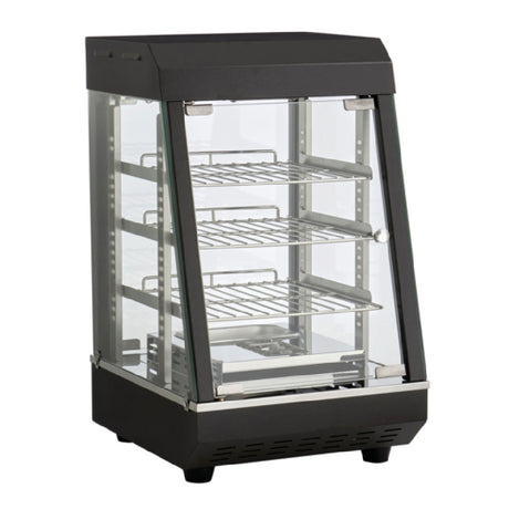 Hubert 79564 - Kratos® Hot Food Merchandiser, 16"W X 19"D X 25 2/5"H, Thermostatic Control With Adjustable Temperature Range From 85°F To 185°F