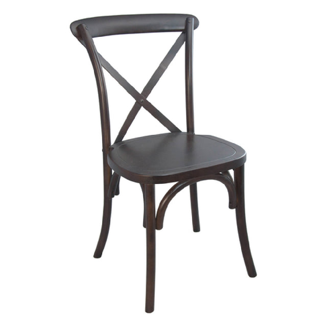 Flash Furniture X-BACK-W Side Chair 400 Lb. Weight Capacity Stackable Up To 8 Stools High