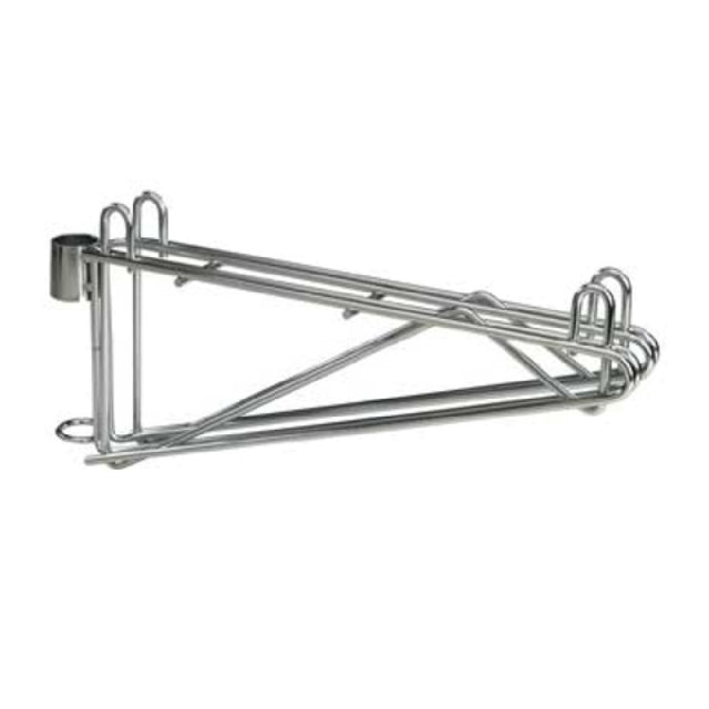 1880 Hospitality FPMB21DCH Focus Foodservice Post Mount Wall Brackets For Wire Shelving