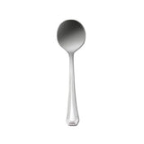 1880 Hospitality V246SBLF Oneida® Bouillon Spoon 6" Incised Lines Along Handle Perimeter