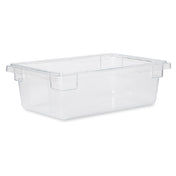 Rubbermaid FG330900CLR - Food/Tote Box, 3-1/2 Gallon, 18"L X 12"W X 6"D