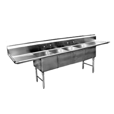 GSW USA SE16204D18 Sink Four Compartment (4) 20"W X 16"L X 12"D Bowl