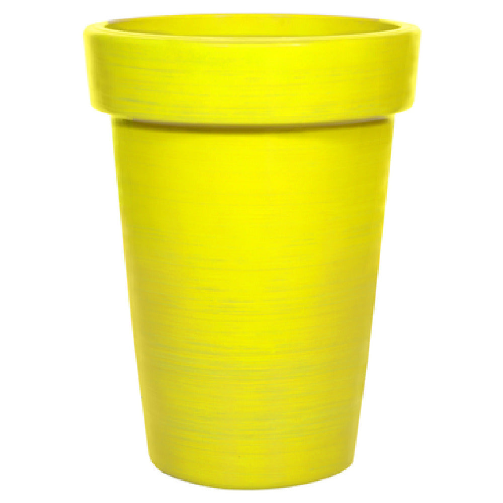 Grosfillex US571013 Dalao Décor Safety Planter 16" Safety Yellow