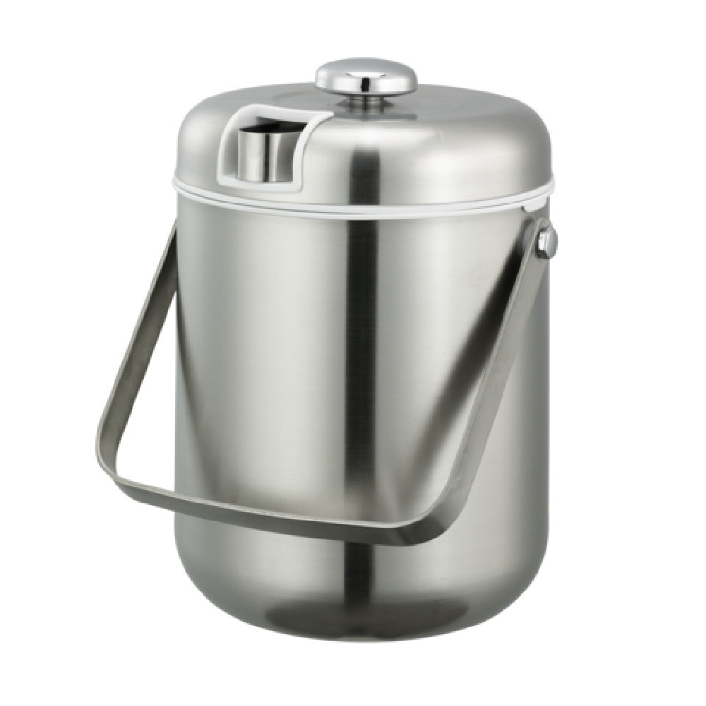 Service Ideas IBT15BS Service Ideas Ice Bucket With Tongs Stainless 1.5 Liter