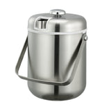 Service Ideas IBT15BS Service Ideas Ice Bucket With Tongs Stainless 1.5 Liter