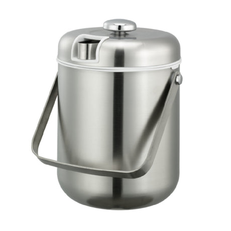 Service Ideas IBT15BS Service Ideas Ice Bucket With Tongs Stainless 1.5 Liter