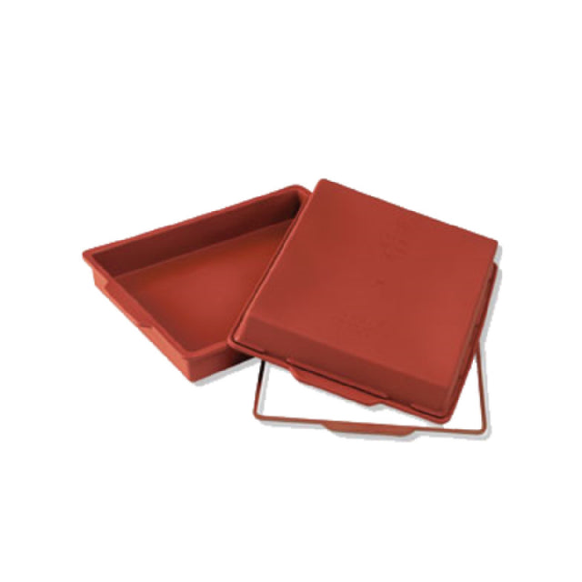 Louis Tellier SFT300 Uniflex Silicone Collection Roasting Pan Mold 11"L X 8-2/3"W X 1-9/16"H