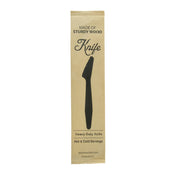 PacknWood 210CVB192W - Spoon, Heavy Weight Wooden Knife Wrapped In Paper Wrapper