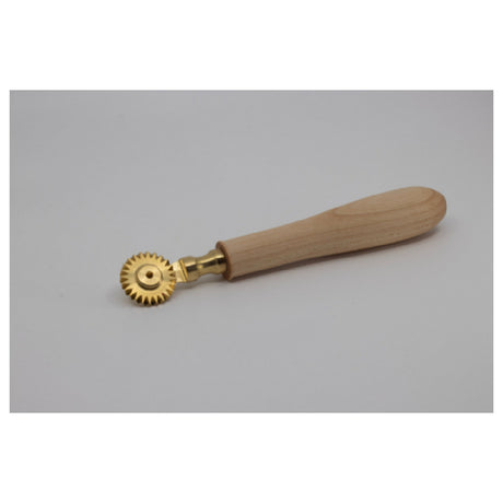 JB Prince UA212 Mini Fluted Brass Cutter With Maple Handle Solid Brass Hardware