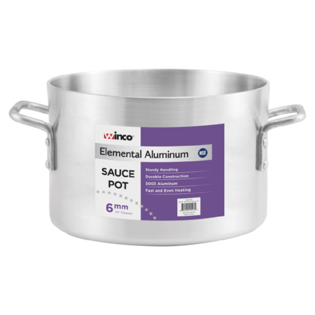 Winco ASHP-14 Elemental Sauce Pot 14 Qt. 12-1/8" X 7-1/2"