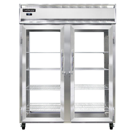 Continental Refrigerator 2RENPT-GD-GD Extra-Wide Refrigerator 52 Cu. Ft. Capacity