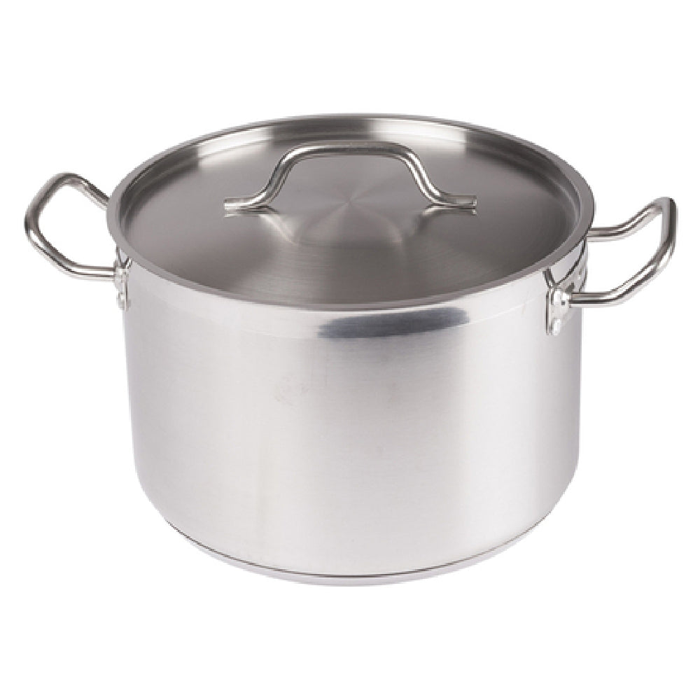 Winco SST-12 Premium Induction Stock Pot 12 Qt. 11" Dia. X 7-1/8"H