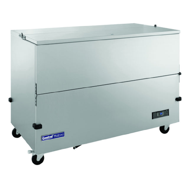 Hubert 71395 - Kratos® School Milk Cooler, 58"W, Holds (16) 13"x13"x11" Milk Crates