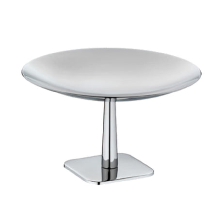 Bauscher Hepp 55.0067.6040 - Petit-Fours Stand, 6" Dia. X 3-1/2"H, 18/10 Stainless Steel