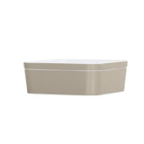 Cal Mil 24130-8-102 Bento Box 8.25"W X 8.25"D X 3"H Square