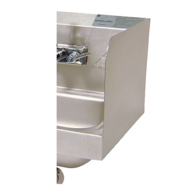 Advance Tabco 7-PS-15F Welded Side Splash 12"H (installed Height) Both Sides