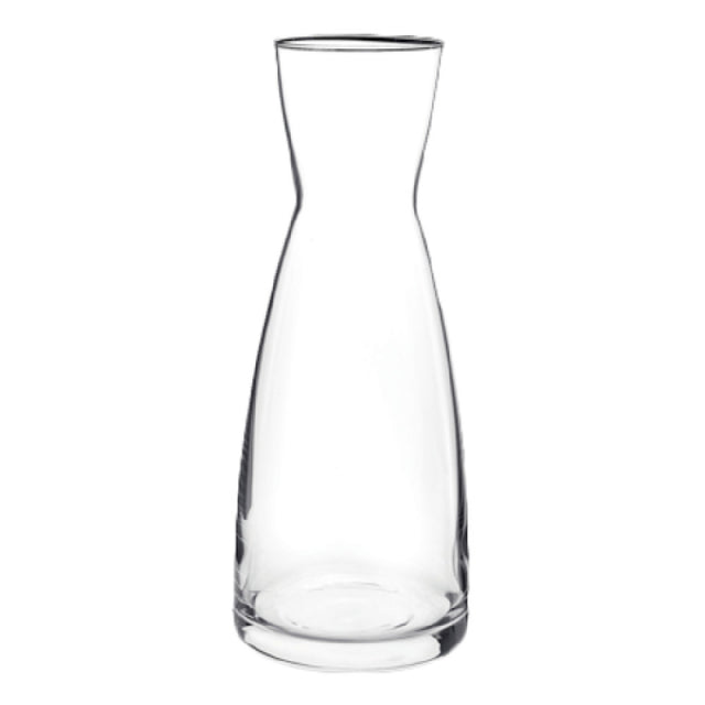 Steelite 4945Q412 Ypsilon Carafe 1 QT. (H 10" M 4" T 2-3/4" B 4") Crystal Non-lead