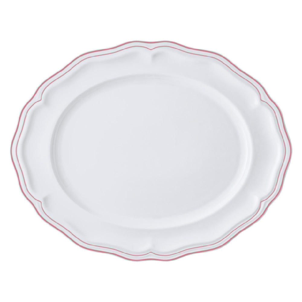 Steelite 62578FP817 Oval Platter 13.0" X 10.5" X 1.0" Adelina