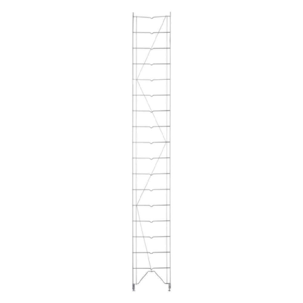 Metro 1287C Regular Erecta® Shelving Upright 12"W X 88-1/2"H Shelf Grooves Lock Into Upright At 5" Increments