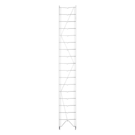 Metro 1287C Regular Erecta® Shelving Upright 12"W X 88-1/2"H Shelf Grooves Lock Into Upright At 5" Increments