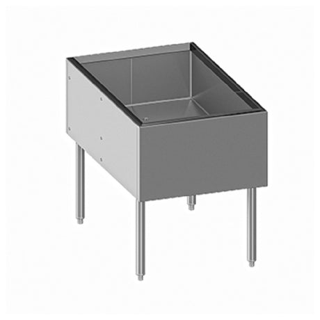 Glastender C-IB-38X24-CP10 CHOICE Underbar Pass Thru Ice Bin Built-in 10-circuit Cold Plate