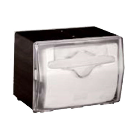 Vollrath 7545-06 Napkin Dispenser Table Type Black With Clear Face