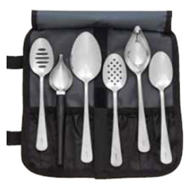 Mercer Culinary M35155 Plating Spoons II Set 7-piece Includes: (1) Saucier (M35142)