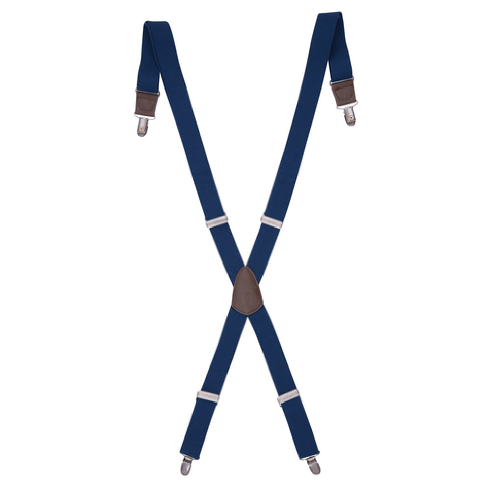 Chef Works XNN01-NAV-0 Pant Suspenders 1-1/4"W (3cm) Strap Navy