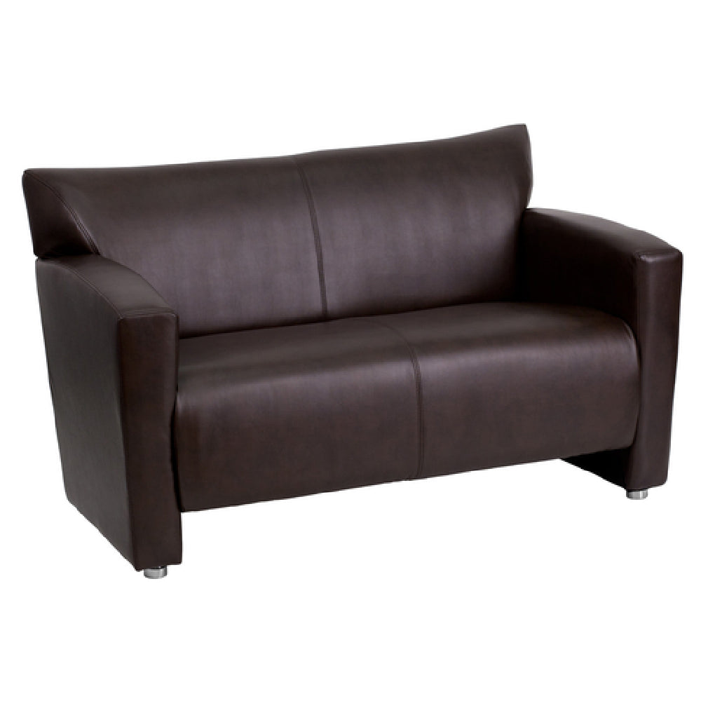 Flash Furniture 222-2-BN-GG Hercules Majesty Series Reception Loveseat 51"W X 30"D X 31-1/4"H