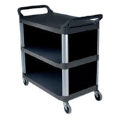 Rubbermaid FG409300BLA - Xtra™ Utility Cart, 40-5/8"L X 20"W X 37-13/16"H, 300 Lb. Total Capacity