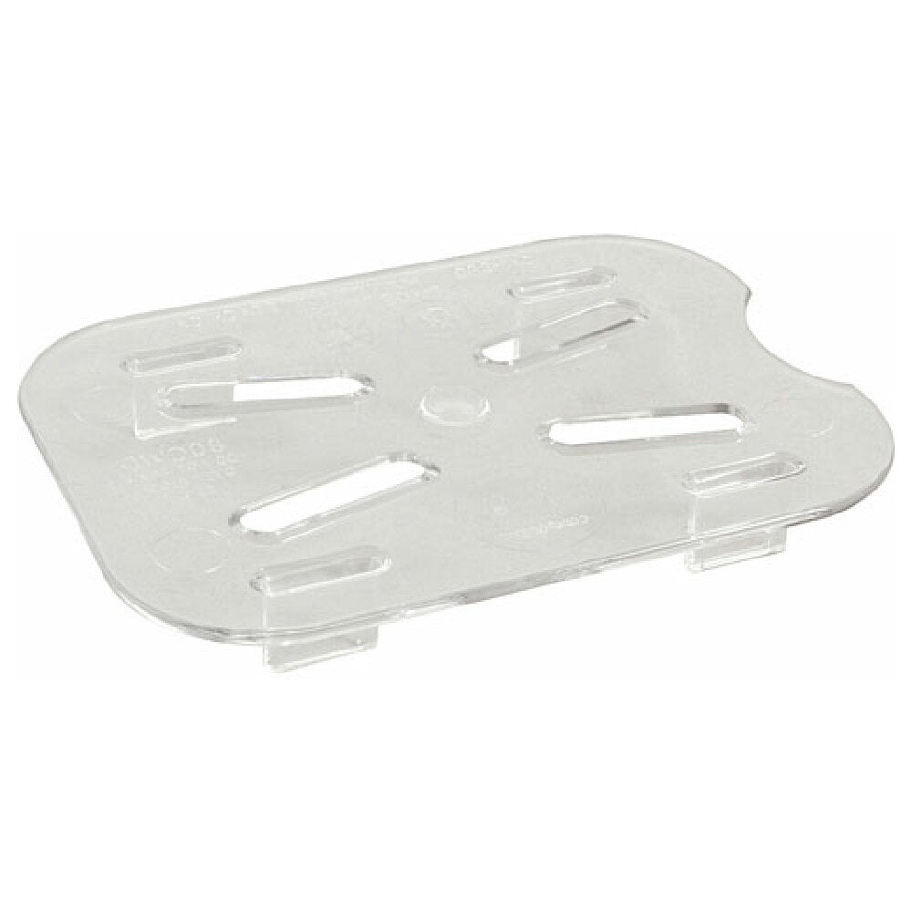 Cambro 80CWD-135 1/8 Food Pan Drain Shelf Camwear Clear Nsf