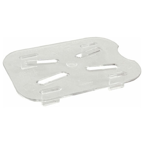 Cambro CAM80CWD135 1/8 Food Pan Drain Shelf Camwear Clear Nsf