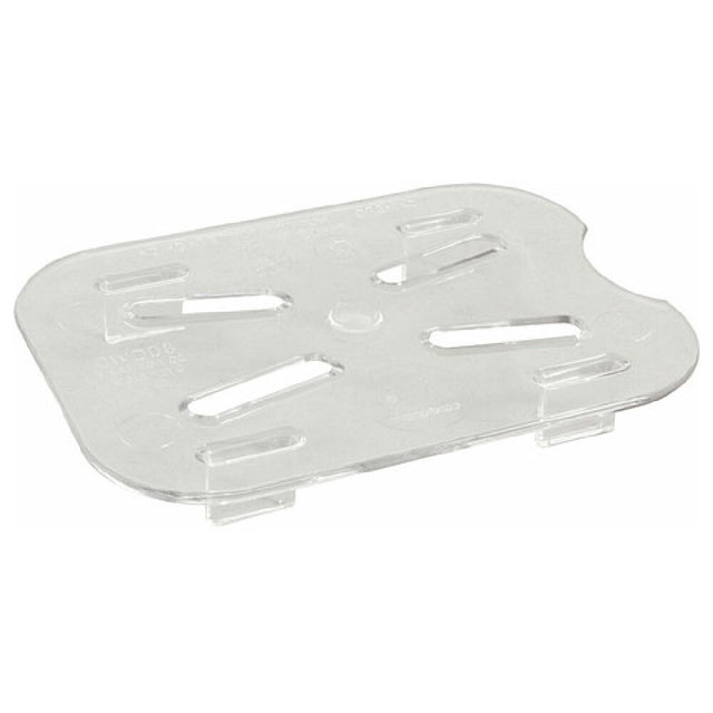 Cambro 80CWD135 1/8 Food Pan Drain Shelf Camwear Clear Nsf